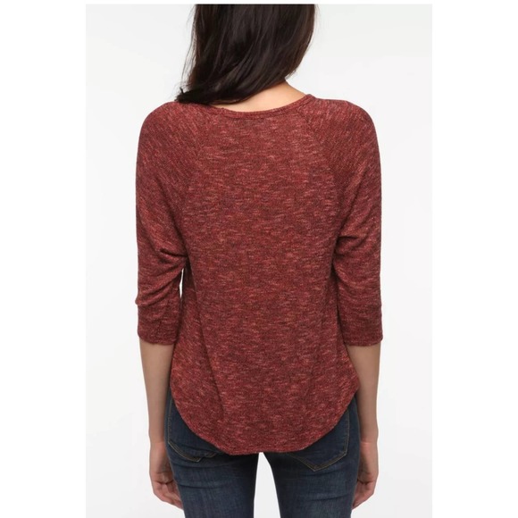 Y2K Vibes Anthropologie Knit Slouch Raglan Sweater Medium Lightweight Women's - Picture 3 of 7